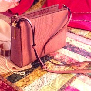 Crossbody Lavender Lizard Purse